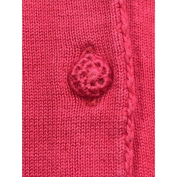 VTG Michael Simon Cardigan American Flag Embroidered Sequin Patriotic Sweater XL - Picture 6 of 13